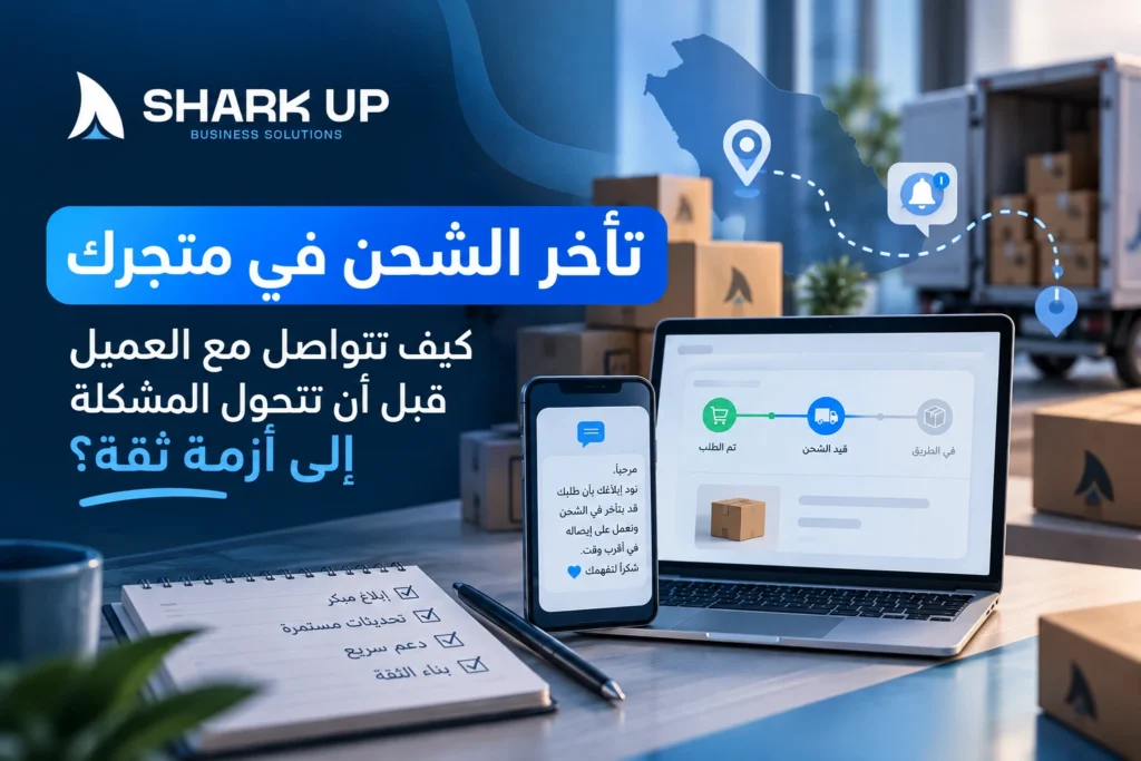 تأخر الشحن في متجرك كيف تتواصل مع العميل قبل أن تتحول المشكلة إلى أزمة ثقة؟
